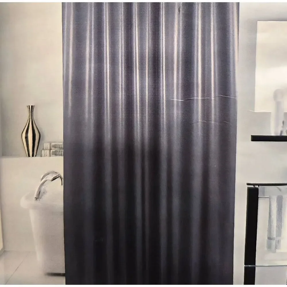 West Side Bath Collection Shimmer Glitter PEVA Shower Curtain